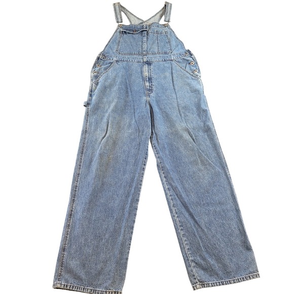 Vintage Levis Silvertab Denim Overalls Men's Size L Loose Fit‎ Baggy 90s Y2K